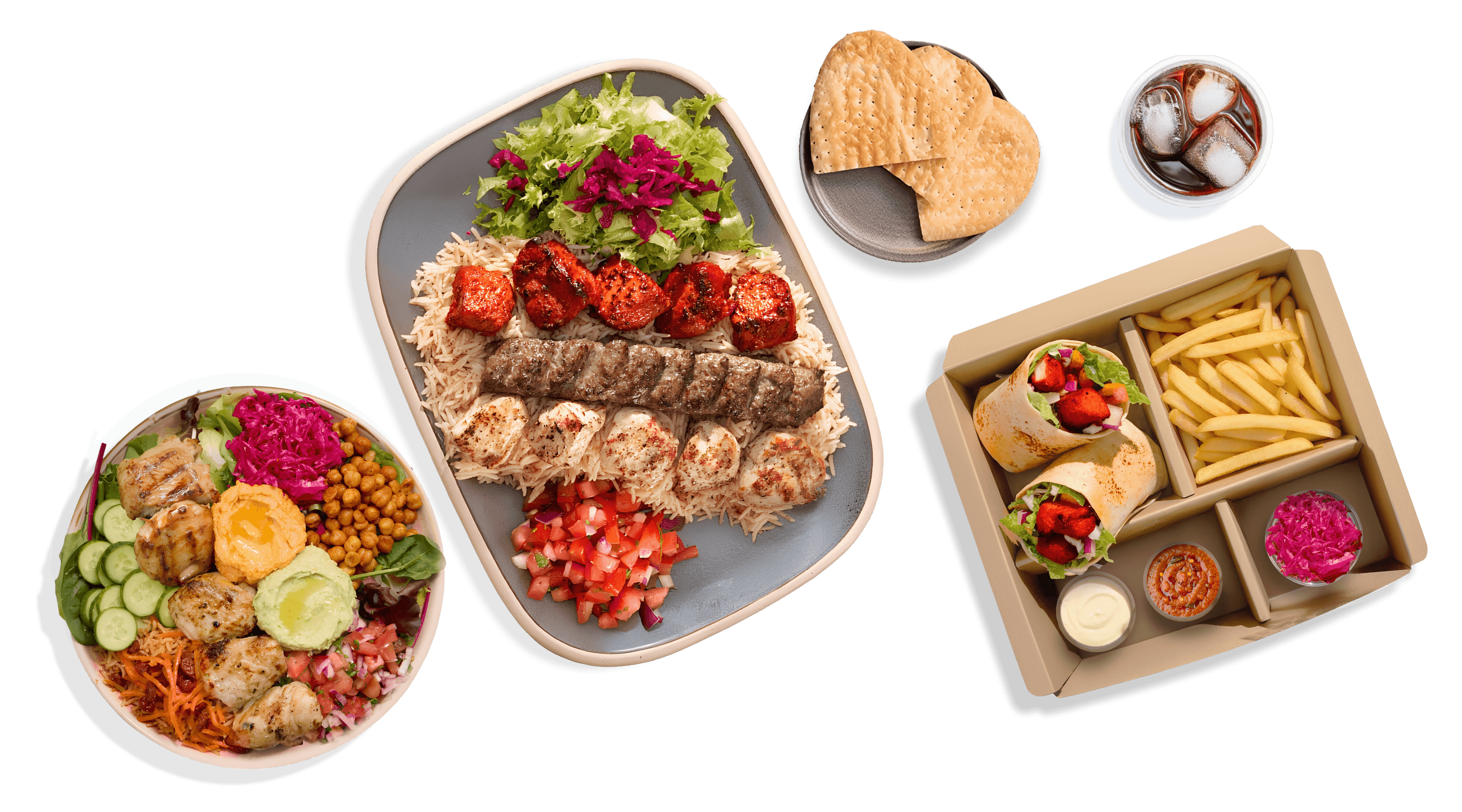 Individual Bowls and Plates